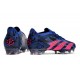 Bota adidas Predator Accuracy.1 Low FG Paul Pogba Azul Lúcido Equipo Rea Magenta Core Negro