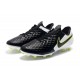 Nike Tiempo Legend 8 Elite FG Botas de Fútbol Negro Blanco Voltio