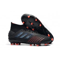 Zapatillas de Fútbol adidas Predator 19.1 FG Negro Rojo