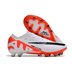 Nike Zoom Mercurial Vapor 15 Elite AG-pro Blanco Carmesí Vivo Negro