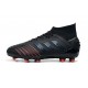 Zapatillas de Fútbol adidas Predator 19.1 FG Negro Rojo