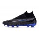 Nike Gripknit Phantom GX Elite DF FG Negro Cromo Hyper Royal