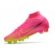 Nike Zoom Mercurial Superfly IX Elite AG Rosa Amarillo