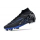 Nike Zoom Mercurial Superfly IX Elite AG Negro Cromo Hyper Royal