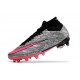 Nike Zoom Mercurial Superfly IX Elite AG Plateado Metalizado Rosa Negro