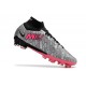 Nike Zoom Mercurial Superfly IX Elite AG Plateado Metalizado Rosa Negro