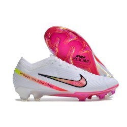 Nike AIR Zoom Mercurial Vapor 15 Elite XXV FG Bianco Rosa