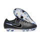 Botas de fútbol Nike Tiempo Legend 10 Elite FG Negro Cromo Hyper Royal