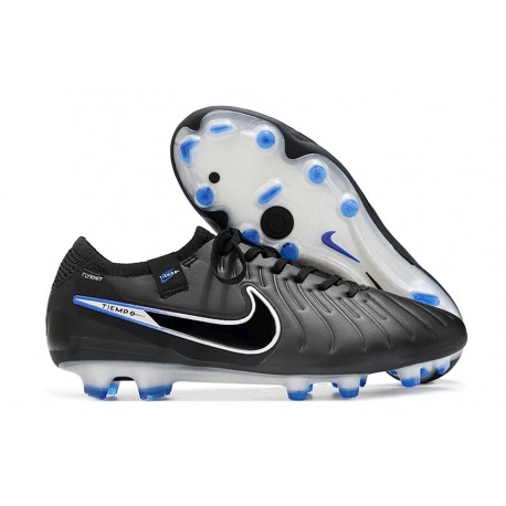 Botas de fútbol Nike Tiempo Legend 10 Elite FG Negro Cromo Hyper Royal