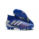 Zapatillas de Fútbol adidas Predator 19.1 FG Azul Plata