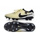 Botas de fútbol Nike Tiempo Legend 10 Elite FG Beige Negro