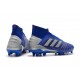 Zapatillas de Fútbol adidas Predator 19.1 FG Azul Plata