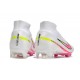 Nike Air Zoom Mercurial Superfly IX Elite FG Blanco Rosa