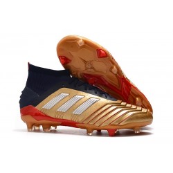 Zapatillas de Fútbol adidas Predator 19.1 FG Oro Rojo