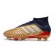 Zapatillas de Fútbol adidas Predator 19.1 FG Oro Rojo