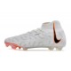 Zapatos Nike Phantom Luna Elite FG Blanco Negro Total Naranja