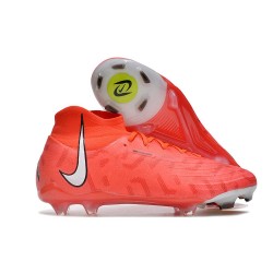 Zapatos Nike Phantom Luna Elite FG Carmesí Vivo Blanco