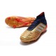 Zapatillas de Fútbol adidas Predator 19.1 FG Oro Rojo