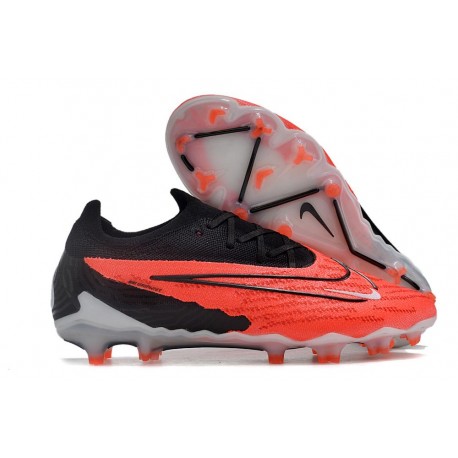 Bota de Futbol Nike Phantom GX Elite FG Carmesí Vivo Negro Blanco