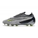 Bota de Futbol Nike Phantom GX Elite FG Gris Negro