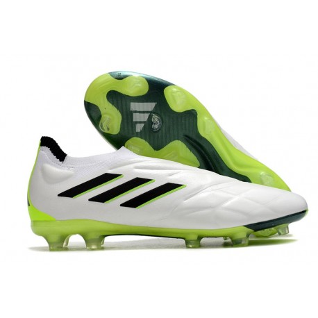 Zapatos de Fútbol adidas Copa Pure+ FG Blanco Negro Limón Lúcido