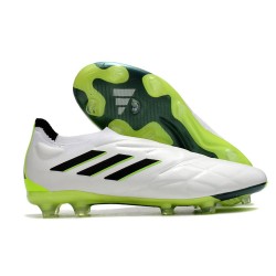 adidas Copa Pure.1 FG Botas de Futbol Blanco Negro Limón Lúcido