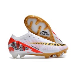 Bota Nike Zoom Mercurial Vapor 15 Elite FG Blanco Rojo Oro