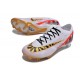 Bota Nike Zoom Mercurial Vapor 15 Elite FG Blanco Rojo Oro