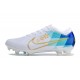 Bota Nike Zoom Mercurial Vapor 15 Elite FG Blanco Azul Oro