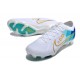 Bota Nike Zoom Mercurial Vapor 15 Elite FG Blanco Azul Oro