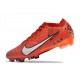 Bota Nike Zoom Mercurial Vapor 15 Elite FG MDS Carmesí Claro Marfil Claro Mandarina Viva