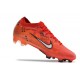 Bota Nike Zoom Mercurial Vapor 15 Elite FG MDS Carmesí Claro Marfil Claro Mandarina Viva