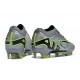 Bota Nike Zoom Mercurial Vapor 15 Elite FG Gris Negro Verde