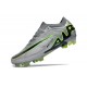 Bota Nike Zoom Mercurial Vapor 15 Elite FG Gris Negro Verde