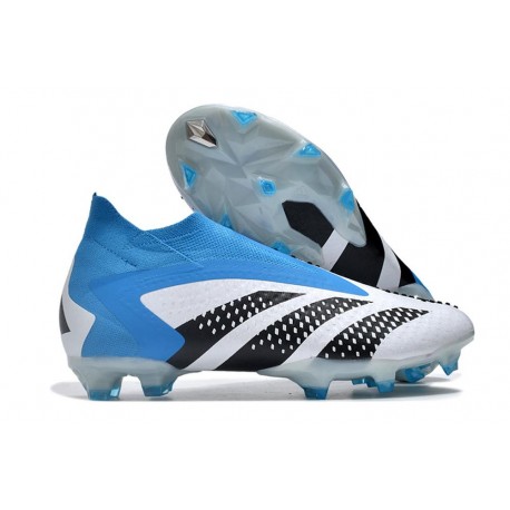 Zapatos adidas Predator Accuracy+ FG Blanco Aul Negro