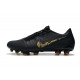 Zapatillas de Fútbol Nike Phantom VNM Elite FG Negro Oro Metalizado