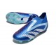 Zapatos adidas Predator Accuracy+ FG Royal Vivo Blanco Azul Felicidad