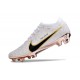 Bota Nike Zoom Mercurial Vapor 15 Elite FG Blanco Oro Negro