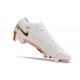 Bota Nike Zoom Mercurial Vapor 15 Elite FG Blanco Oro Negro