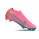 Bota Nike Zoom Mercurial Vapor 15 Elite FG Rosa Azul