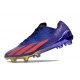 Zapatos adidas X Crazyfast+ FG Salah Egyptian Nights - Violeta Rojo Azul