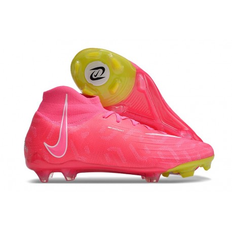 Zapatos Nike Phantom Luna Elite FG Rosa Amarillo