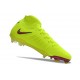 Zapatos Nike Phantom Luna Elite FG Amarillo Rojo