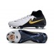 Botas Nike Phantom Luna II Elite FG Blanco Negro Mtlc Dorado Moneda