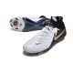 Botas Nike Phantom Luna II Elite FG Blanco Negro Mtlc Dorado Moneda