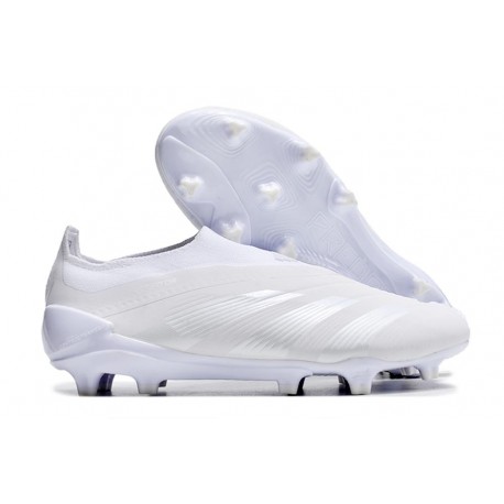 Botas Adidas Predator Elite LL FG Blanco Plateado Met