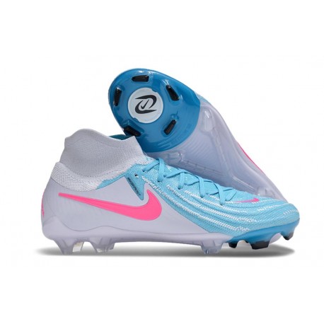 Botas Nike Phantom Luna II Elite FG Azul Blanco Rosa