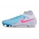 Botas Nike Phantom Luna II Elite FG Azul Blanco Rosa