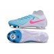 Botas Nike Phantom Luna II Elite FG Azul Blanco Rosa