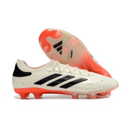 Botas adidas Copa Pure 2 + Elite FG Marfil Negro Rojo